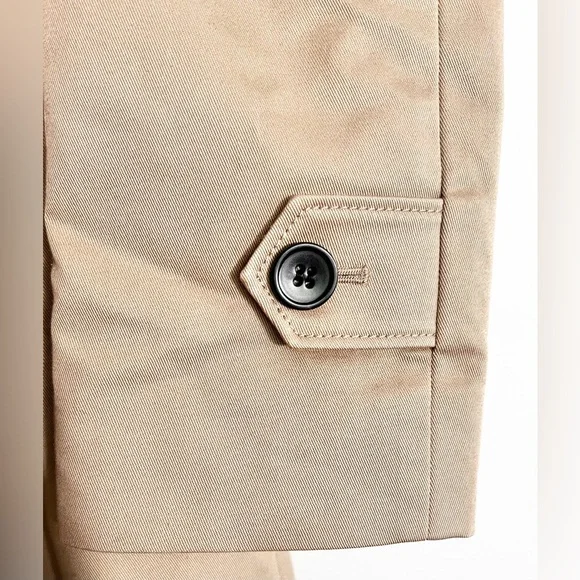 NWOT Coach Leather Trim Coat Size 00/ XS Jacket - Picture 7 of 9